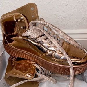 Rose Gold Sneakers